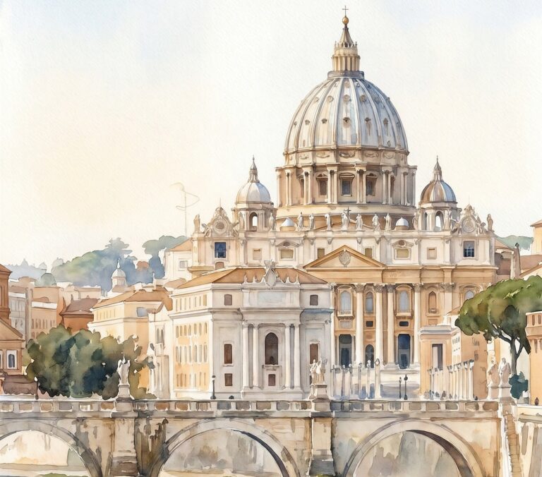 Church Watercolor Angela Hou
